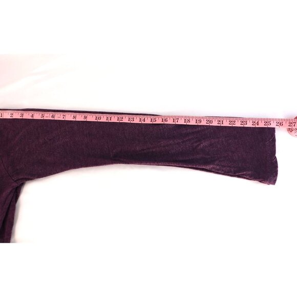 Vail Colorado Hoodie Long Sleeve Purple Graphic Top V-Neck Women's Size Medium - Picture 12 of 13